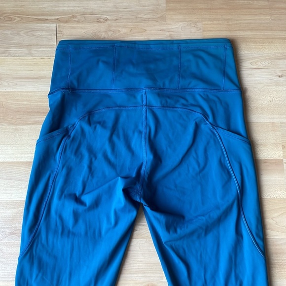 Lululemon fast and free 25” legging dark teal - Picture 10 of 14